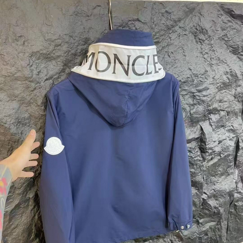 Férfi szélvédett dzseki mintával, koreai stílus, álló gallér, normál hossz, Vinylon fő anyaga, tavasz 2025