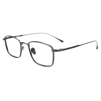 Очила за четене, квадратна рамка, чист титан, лещи от смола, анти-синя светлина и антирадиационни, за възрастни
