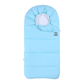 Dječji spavaći vreć za jesen-zimu, wrap stil, flis podstava, punilo od perja, jednofarbna