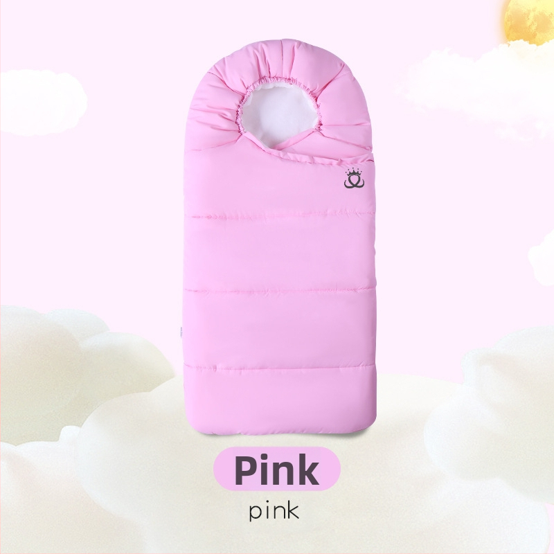 Dječji spavaći vreć za jesen-zimu, wrap stil, flis podstava, punilo od perja, jednofarbna