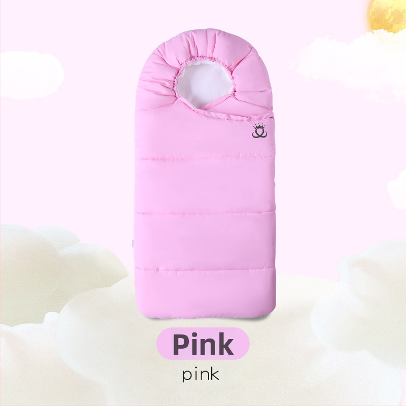 Dječji spavaći vreć za jesen-zimu, wrap stil, flis podstava, punilo od perja, jednofarbna