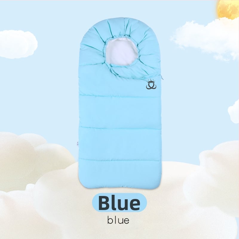 Dječji spavaći vreć za jesen-zimu, wrap stil, flis podstava, punilo od perja, jednofarbna