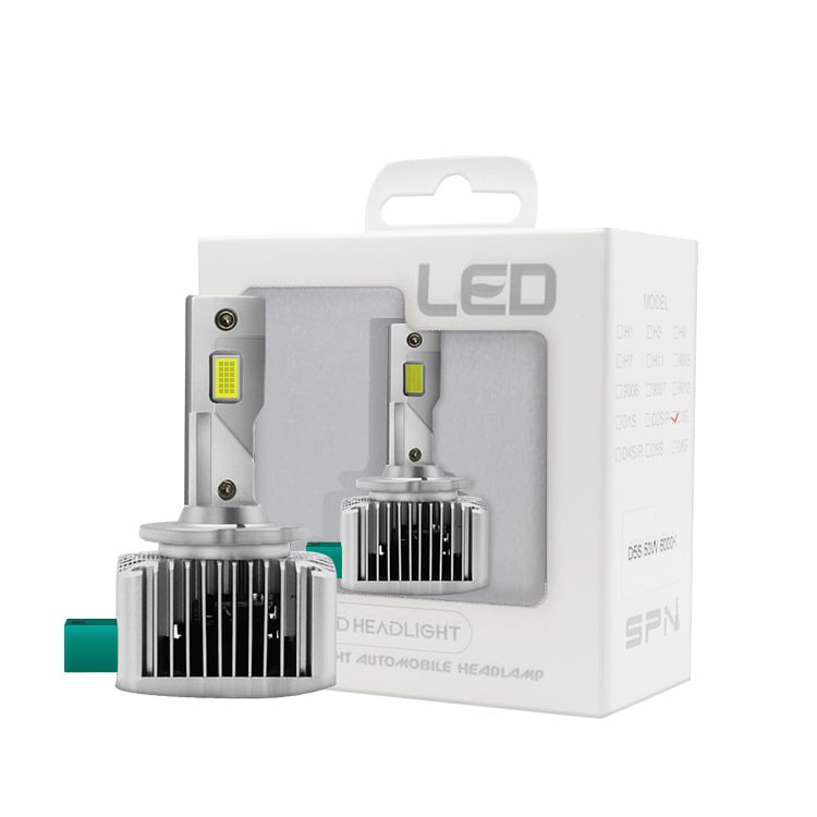 D-serija LED automobilska prednja svjetla (D1S/D2S/D3S/D4S/D5S) – 9-36 V, 2,3 A, 7000 lm, IP67, ≥30000 h