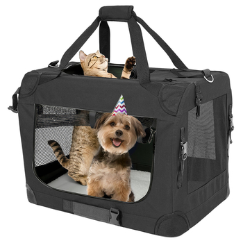 Чанта за превоз на домашни любимци, сгъваема и портативна, полиестер, капацитет 105840, подходяща за животни над 7 кг