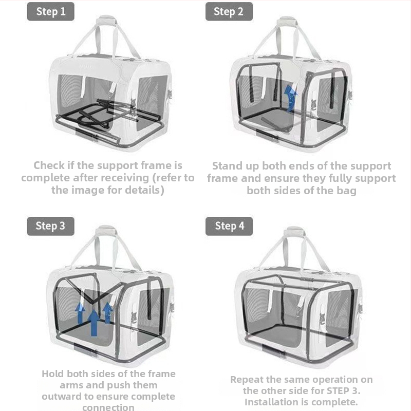 Чанта за превоз на домашни любимци, сгъваема и портативна, полиестер, капацитет 105840, подходяща за животни над 7 кг
