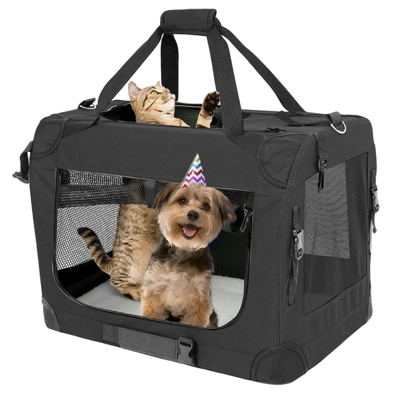 Чанта за превоз на домашни любимци, сгъваема и портативна, полиестер, капацитет 105840, подходяща за животни над 7 кг
