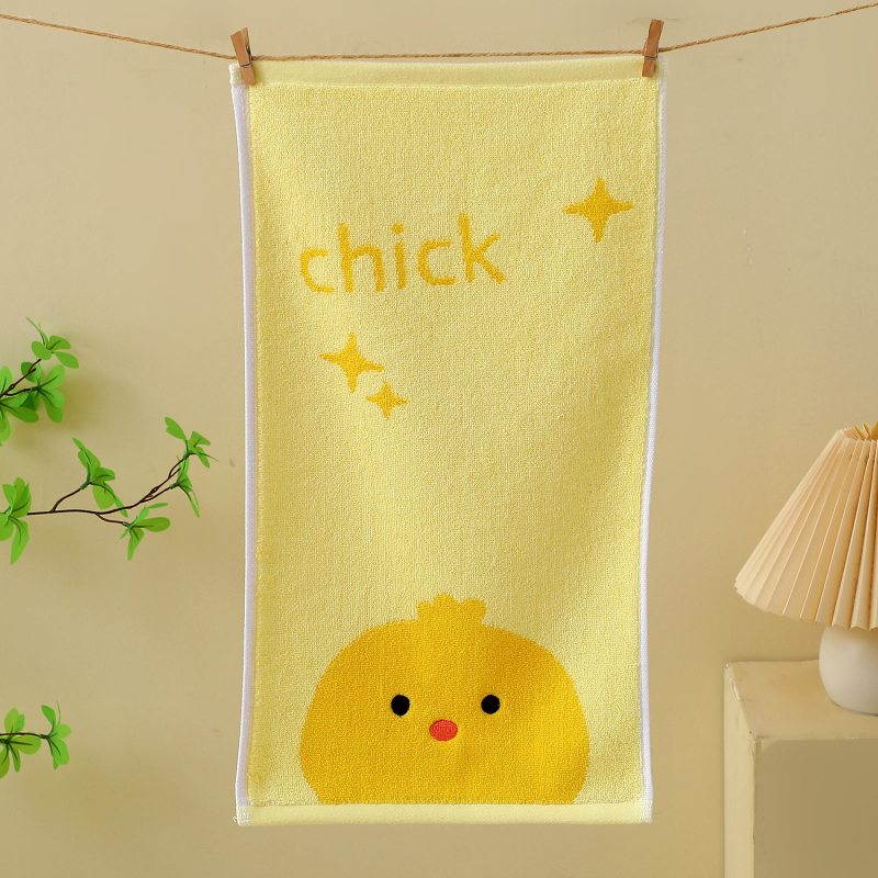 Dječji ručnik za lice i ruke od 100% pamuka, Jacquard tkanina, 32s, 50–80 g, univerzalna uporaba