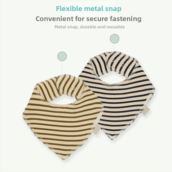 Pamut baba nyálkendő, szennyeződés elleni nyakkendő, uniszex, háromszög alakú, 0–3 év, minták: egyszínű/virág/nyomtatás