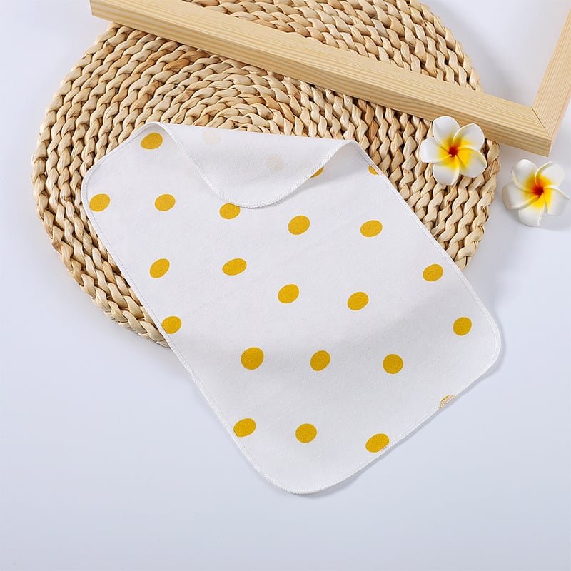 Domei Bean Baba Nyálkendő, 100% Pamut, Négyzetes, Vízfelvételre alkalmas, 0–3 éveseknek, Minták: Állatok, Rajzok, Virágok