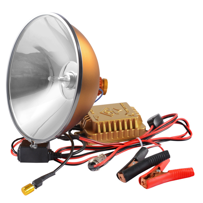 Xenon reflektor za glavu, 12V vanjska baterija, aluminijsko kućište, HID svjetlo, opcije snage 128W/200W/300W/400W, domet preko 500 m
