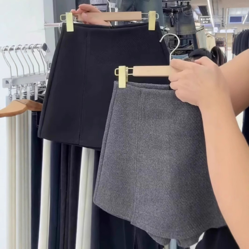 A-linijski suknopantalon za gradski stil, pamuk dominirajući materijal (50–70% pamuka) mješavina poliestera, proljeće 2025
