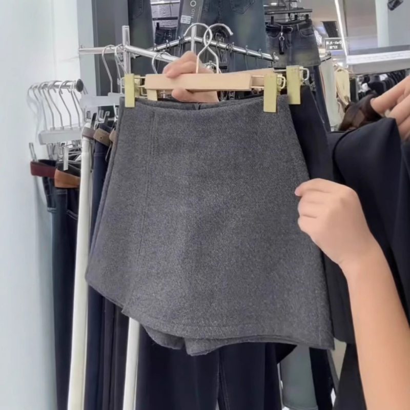 A-linijski suknopantalon za gradski stil, pamuk dominirajući materijal (50–70% pamuka) mješavina poliestera, proljeće 2025