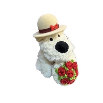 Плюшена играчка: карикатурно мече Теди, напълнено с PP памук, висококачествен плюш, многофункционална, за възраст 14+, унисекс