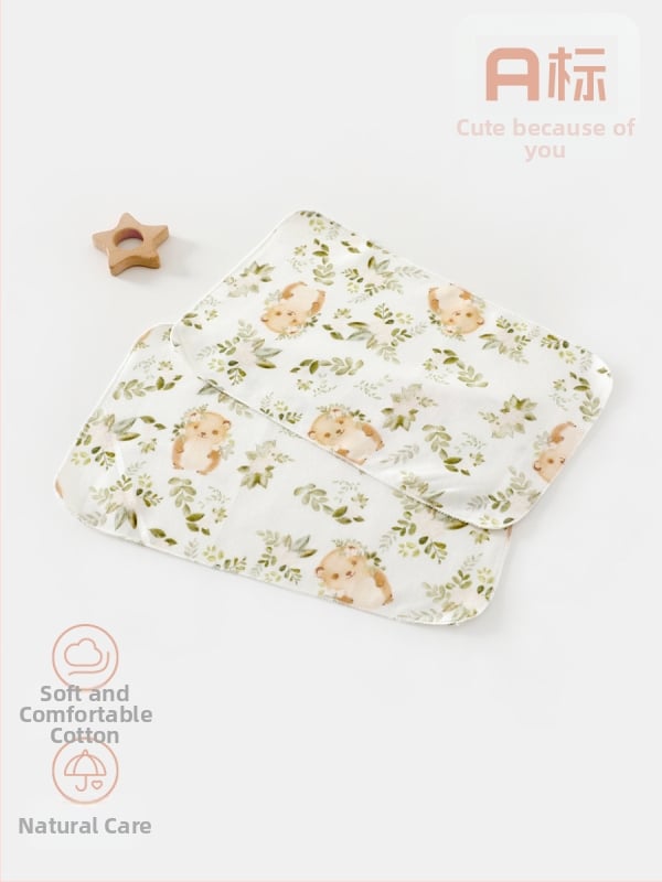 Újszülött négyzet alakú törölköző, 100% pamut, 0–1 éves korosztálynak, uniszex, 2025 tavasz