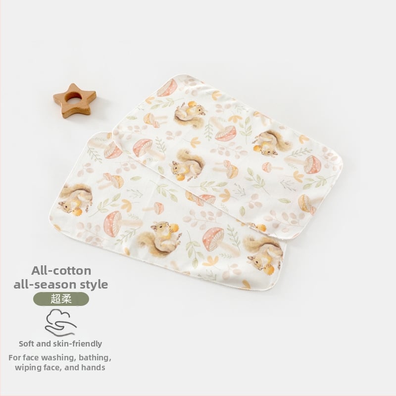 Újszülött négyzet alakú törölköző, 100% pamut, 0–1 éves korosztálynak, uniszex, 2025 tavasz