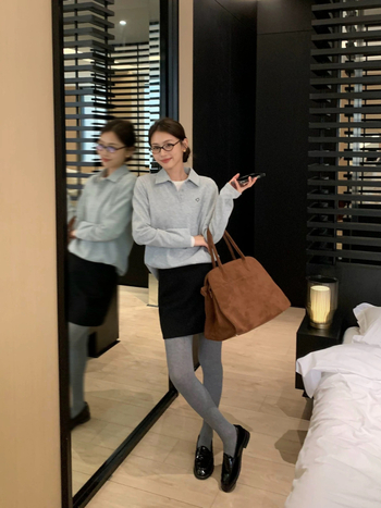 A-linijska suknja od vune, 95% i više vune, minimalistički stil, zima 2025
