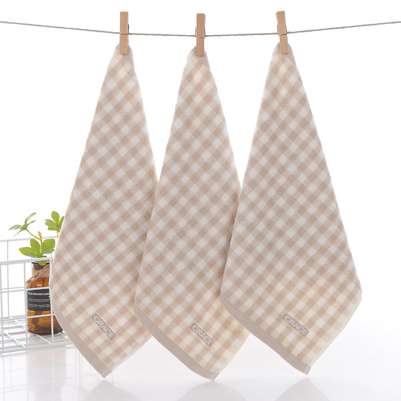 Krpa za lice od 100% pamuka, 32S niti, izšivanje, težina 50–80 g, prilagodba dostupna