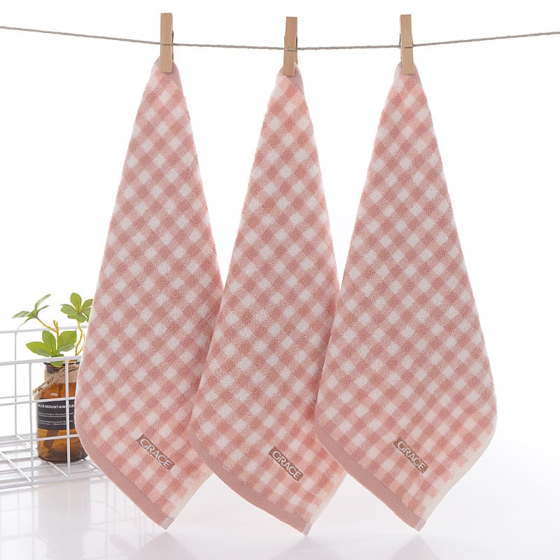 Krpa za lice od 100% pamuka, 32S niti, izšivanje, težina 50–80 g, prilagodba dostupna