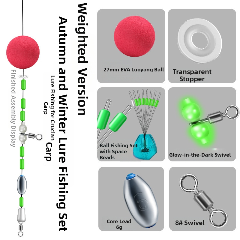 EVA plávajúci plávok pre rybolov – sada váh, Luoyang plávak a plávajúce nástrahy
