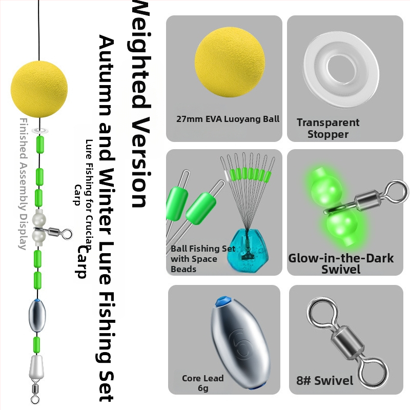 EVA plávajúci plávok pre rybolov – sada váh, Luoyang plávak a plávajúce nástrahy