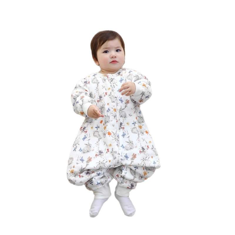 Dječji spavaći vreć za bebe s punilom od perja i 100% pamuka; regulira temperaturu, antibakterijski i perivo u perilici.