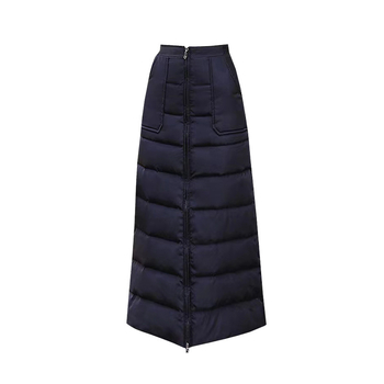 Ženska zimska suknja, novi jesen-zimski model, debela punjena down-cotton tkanina, midi do dugog, jednostavan stil