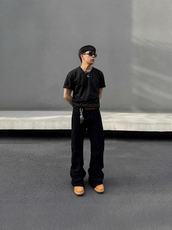 Bootcut traperice s krojem scimitar i micro-flare, srednji struk, pamuk-poliester mješavina