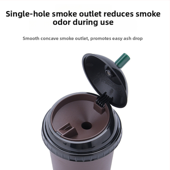 Τασάκι με καπάκι για αυτοκίνητο και σπίτι (Υλικό: Melamine; Μάρκα: Chi weng; Μοντέλο: 1; Διεργασία παραγωγής: χύτευση)