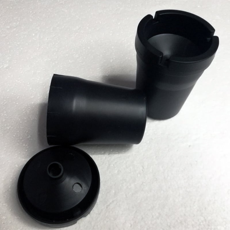 Τασάκι αυτοκινήτου με διπλό επίπεδο, αντιδιαρροϊκό και ανθεκτικό σε υψηλές θερμοκρασίες; Μοντέλο YG001, Υλικό: Πλαστικό, Βάρος 65 g, Διαδικασία κατασκευής: Χύτευση