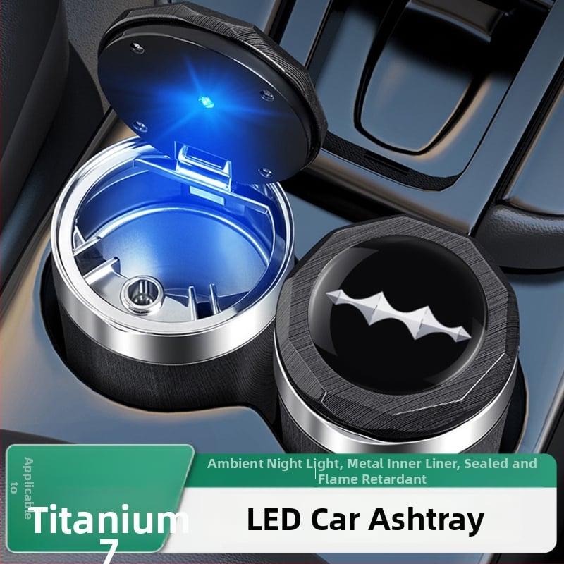 Mandini τασάκι αυτοκινήτου με φωτισμό για εσωτερική εγκατάσταση – μοντέλο TAI7-20260101801045, ABS, βάρος 0.8