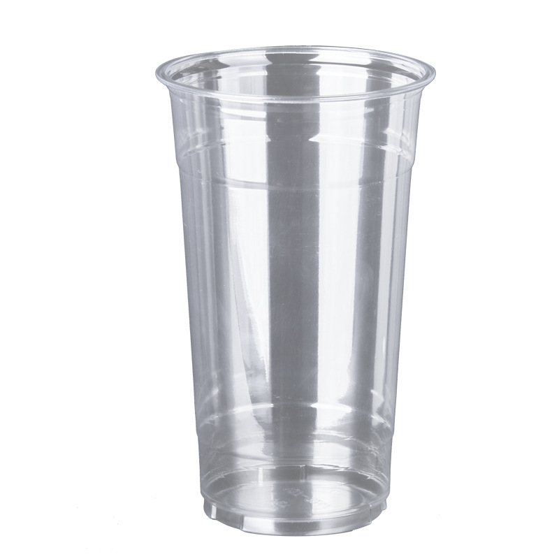 Μονόχρηστο ποτήρι PET σε σχήμα U για γάλα τσάι και κοκτέιλ - χωρητικότητα κάτω από 100 ml, εκτύπωση λογοτύπου
