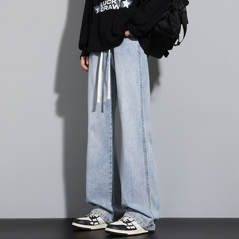 Muške traperice od denima, ravni kroj, srednje visok pas, zip, mikroelastične, pamuk 68,3%