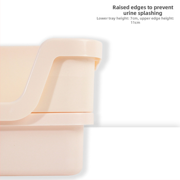 Dvostruko odvojena toalet za zeca s velikim unutarnjim prostorom, zaštita od prskanja i prevrnuća; Materijal: Drugo; Nije uvezeno; Kategorija: gnijezdo za kućne ljubimce