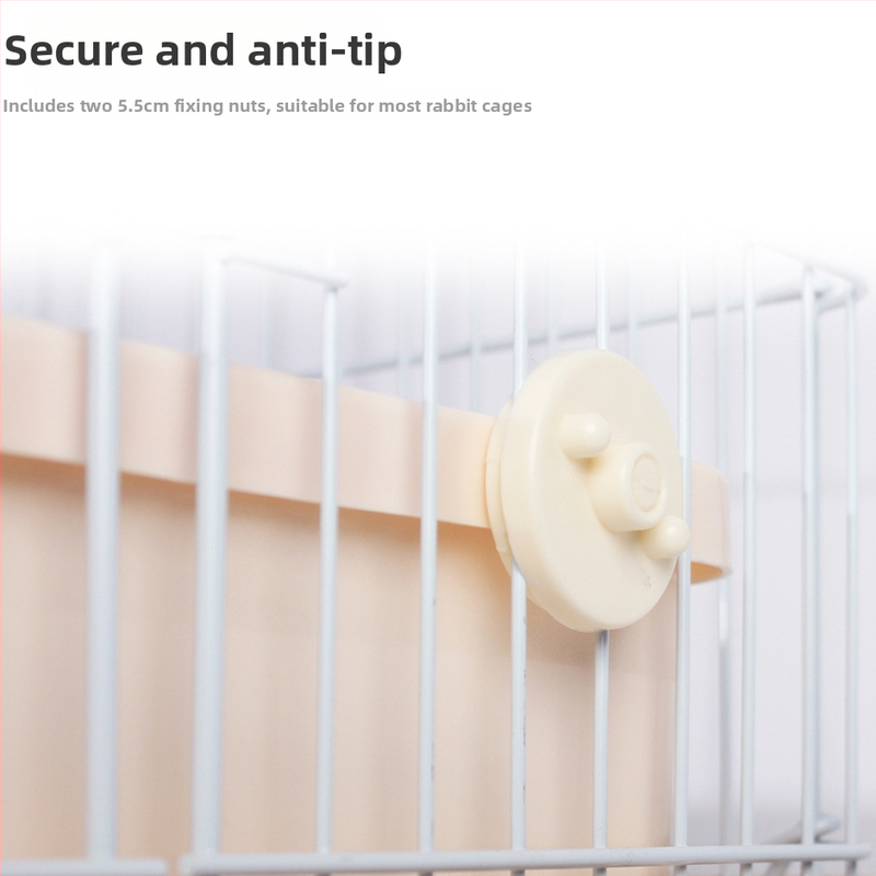 Dvostruko odvojena toalet za zeca s velikim unutarnjim prostorom, zaštita od prskanja i prevrnuća; Materijal: Drugo; Nije uvezeno; Kategorija: gnijezdo za kućne ljubimce