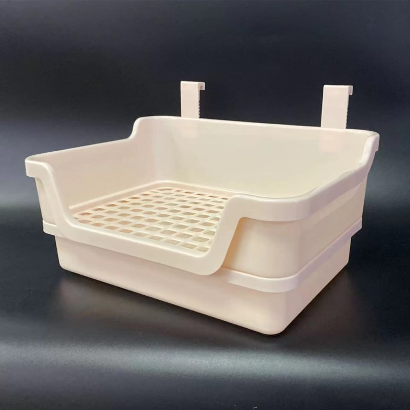 Dvostruko odvojena toalet za zeca s velikim unutarnjim prostorom, zaštita od prskanja i prevrnuća; Materijal: Drugo; Nije uvezeno; Kategorija: gnijezdo za kućne ljubimce