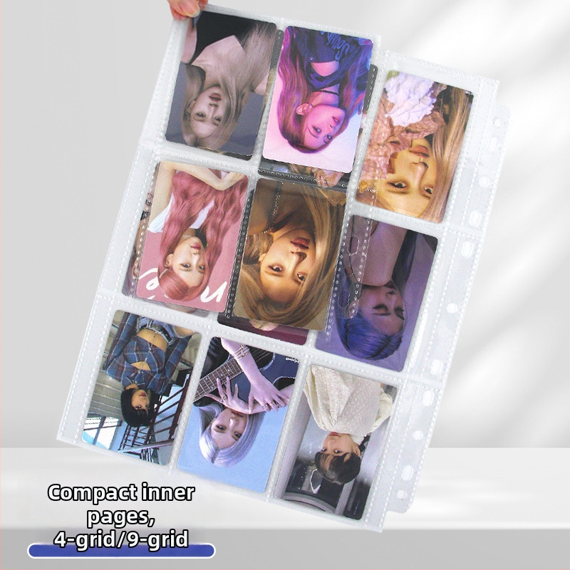 Album za kartice s izmjenjivim listovima, prilagodljiva obrada, 10 unutarnjih stranica, 10-spiralno povezivanje, bez logotipa