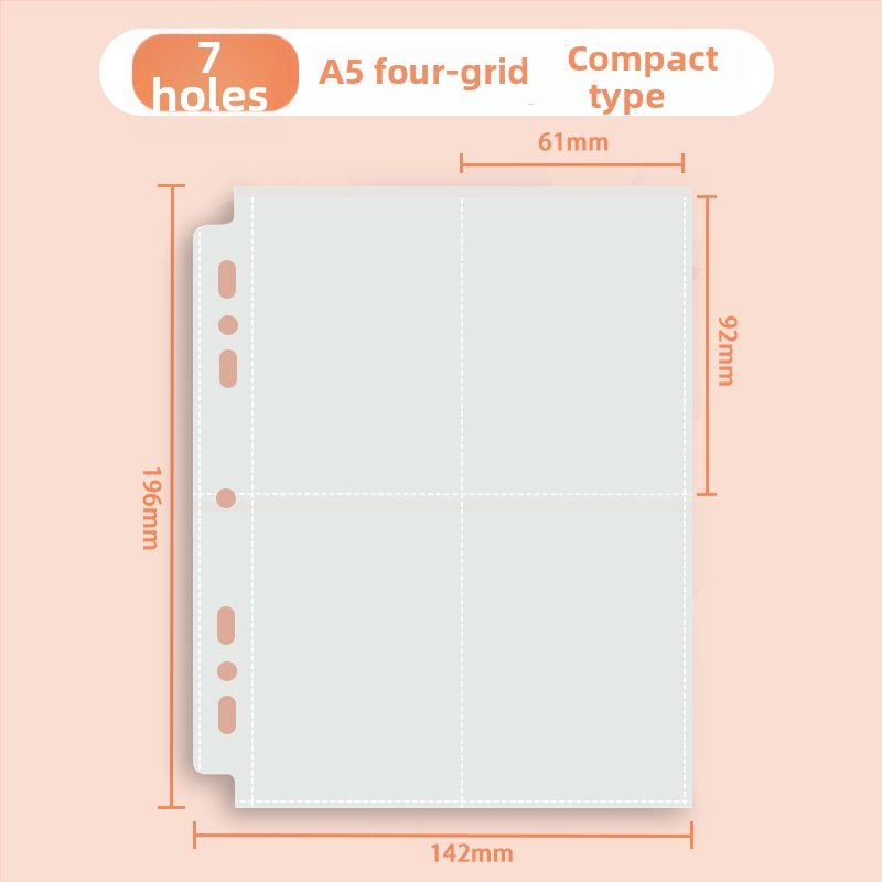 Album za kartice s izmjenjivim listovima, prilagodljiva obrada, 10 unutarnjih stranica, 10-spiralno povezivanje, bez logotipa