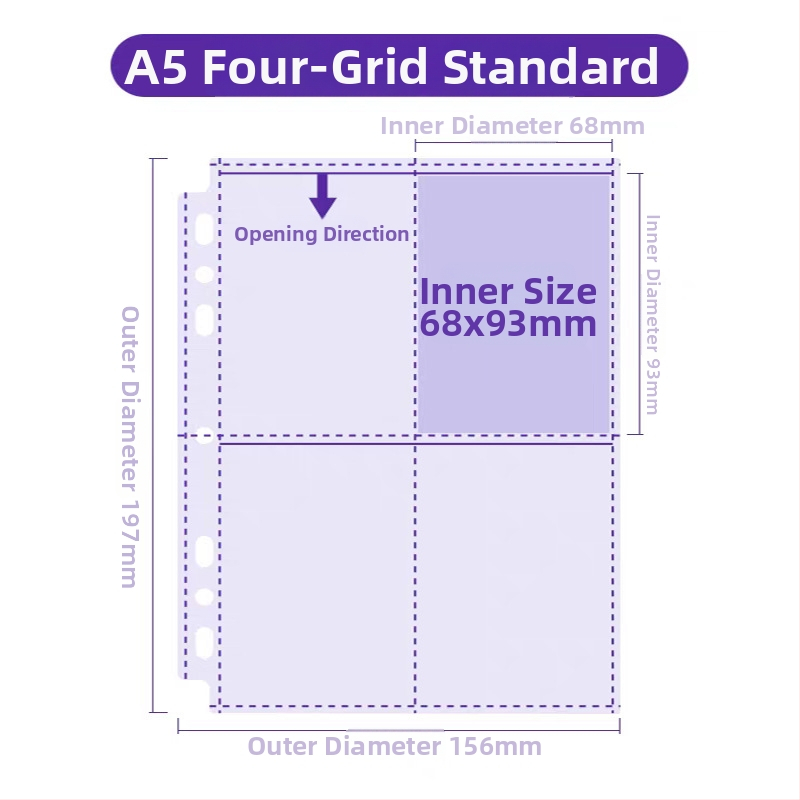 Album za kartice s izmjenjivim listovima, prilagodljiva obrada, 10 unutarnjih stranica, 10-spiralno povezivanje, bez logotipa