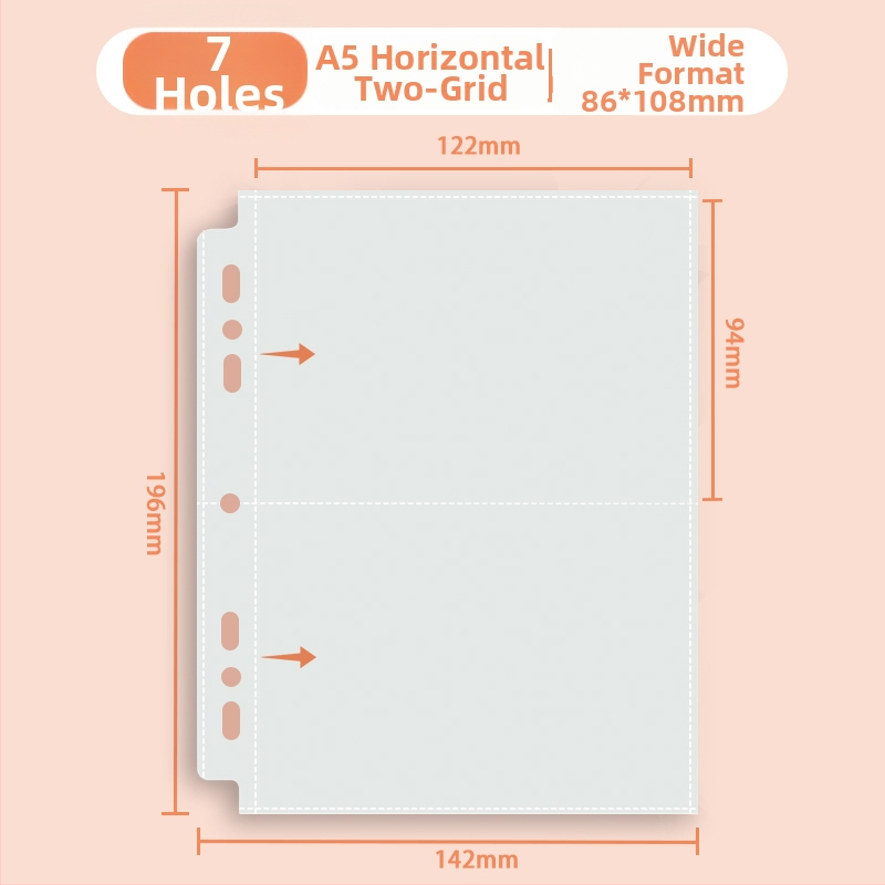 Album za kartice s izmjenjivim listovima, prilagodljiva obrada, 10 unutarnjih stranica, 10-spiralno povezivanje, bez logotipa