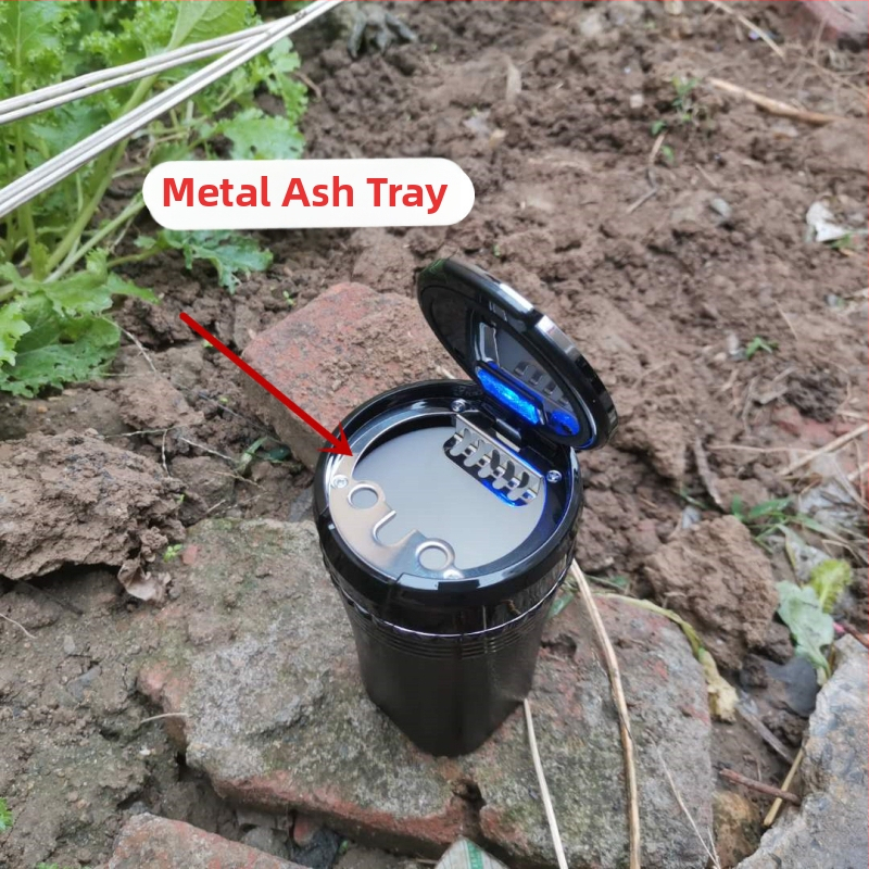 Τασάκι αυτοκινήτου με κεραμική επένδυση εσωτερικά, μεγάλη χωρητικότητα, μοντέλο YD, διαδικασία χύτευσης, βάρος 0,5 kg