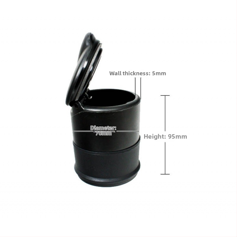 Τασάκι αυτοκινήτου από πλαστικό, μοντέλο 8, βάρος 83 g, μάρκα Pen steam, βιονική κατασκευή