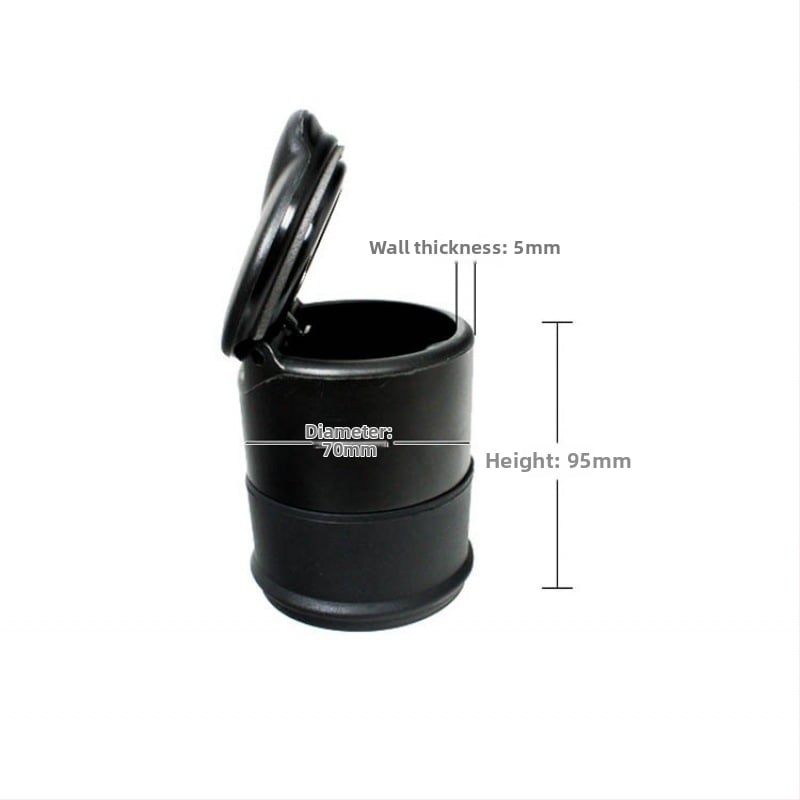 Τασάκι αυτοκινήτου από πλαστικό, μοντέλο 8, βάρος 83 g, μάρκα Pen steam, βιονική κατασκευή