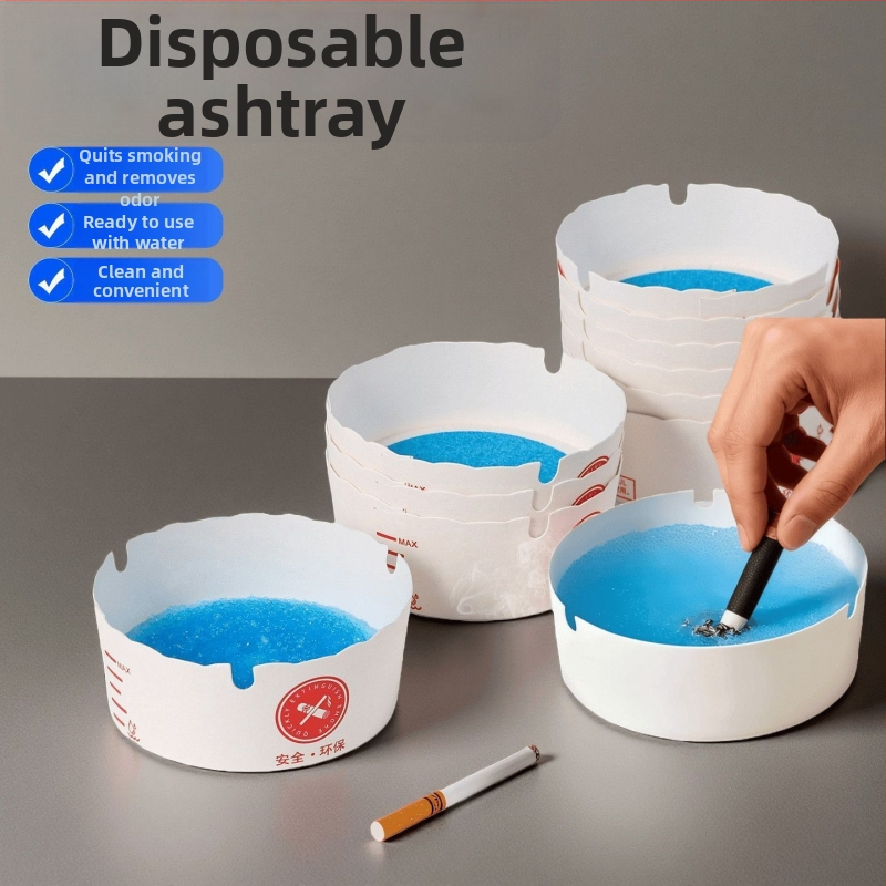 Τασάκι Moritake από ρητίνη, μιας χρήσης, παγκόσμια χρήση