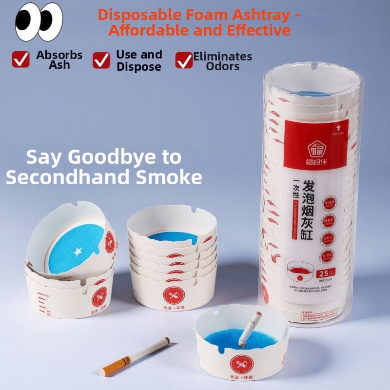 Τασάκι Moritake από ρητίνη, μιας χρήσης, παγκόσμια χρήση