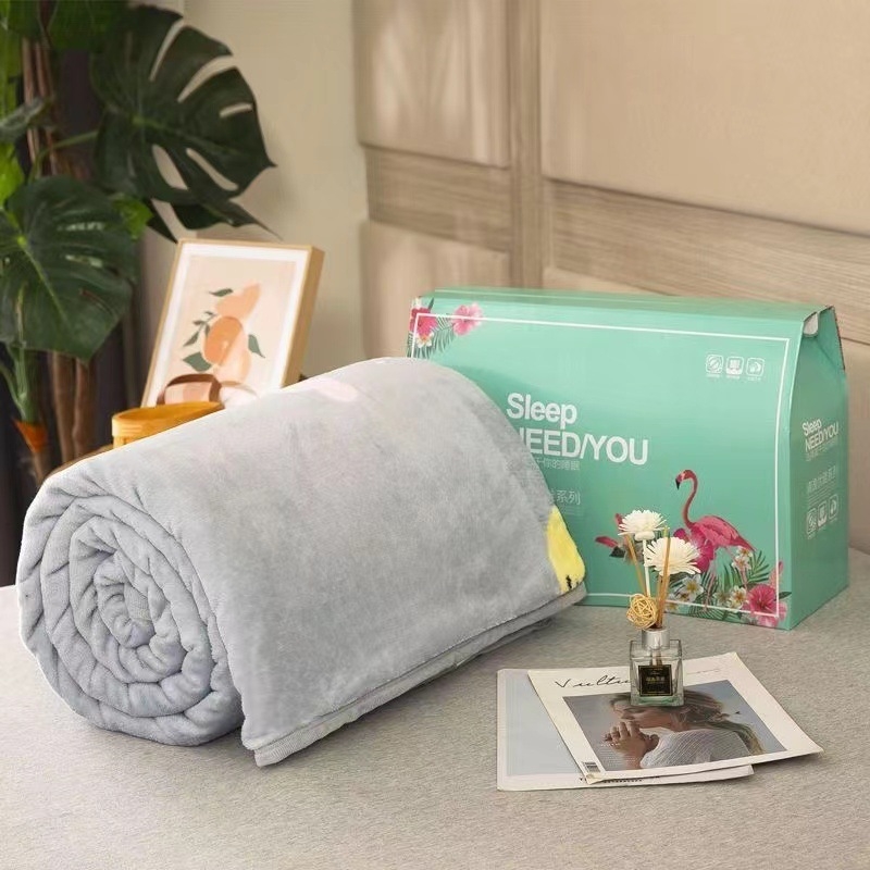 Flanel deka, poliesterska vlakna, 300–500 g, prilagodljiva, geometrijski uzorak