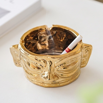 Keramički pepeljara ukras, klasični stil, kolekcionarski, šifra Py-895gf, kutija 20 komada