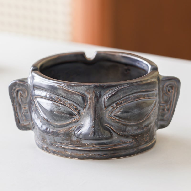 Keramički pepeljara ukras, klasični stil, kolekcionarski, šifra Py-895gf, kutija 20 komada