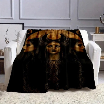 Полиестерово флисово одеяло за целогодишна употреба, тегло 230 г, узор: Други, стил: Модерен минималистичен.