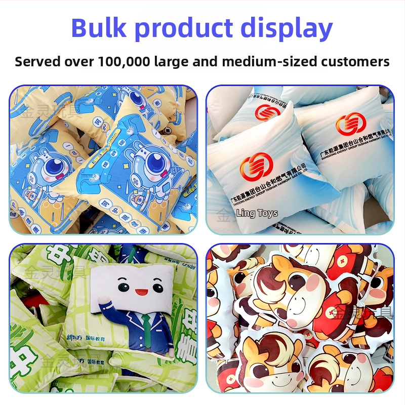 Prilagođena jastučnica s pamukastim navlakom, PP pamuk punjenje, uzorak prema crtežima, vez, digitalna tisak