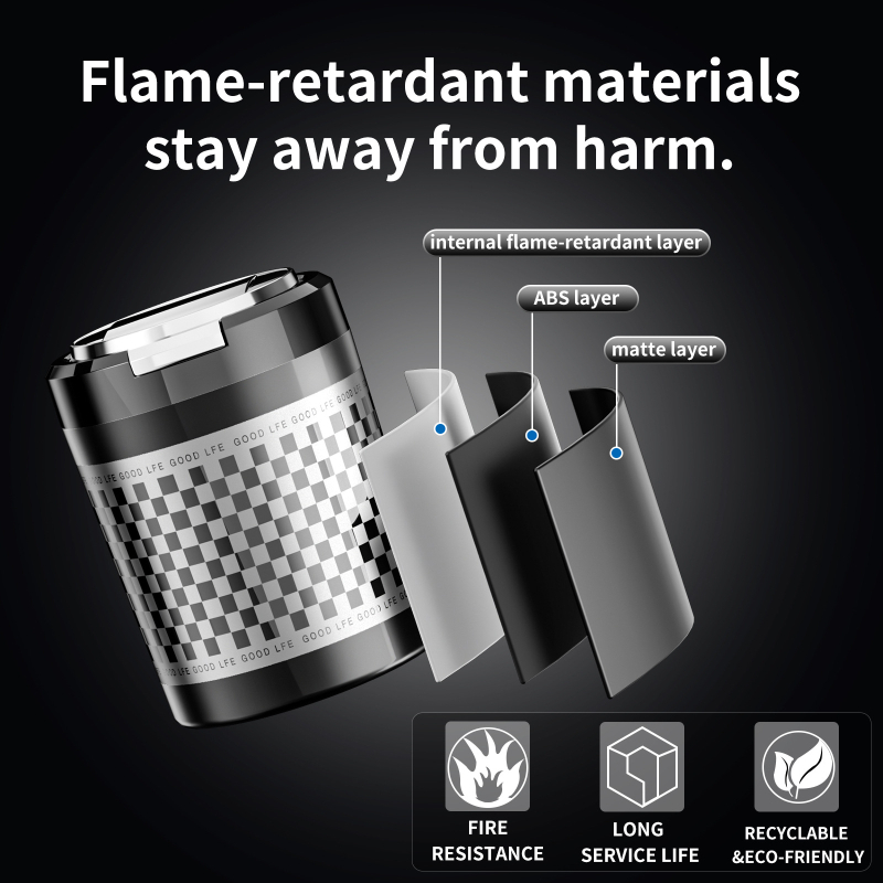 Weiyis Σταχτοδοχείο αυτοκινήτου, πολυλειτουργικό με σφραγιζόμενο καπάκι, αποτρέπει τη διασπορά της στάχτης, για αυτοκίνητο/οικία/γραφείο, 128 γρ